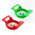 Apple Cutter | Manual Slicer with 8 Blades and Handle (Green) 2pcs
