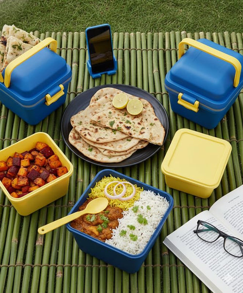 Leakproof Insulated Lunch Box with Secure Clip Lock & Dual Handle