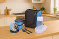 Stainless Steel Lunch Box Set of 5 with Bag (Capacities - 50ml, 225ml, 375ml, 550ml, 375ml)