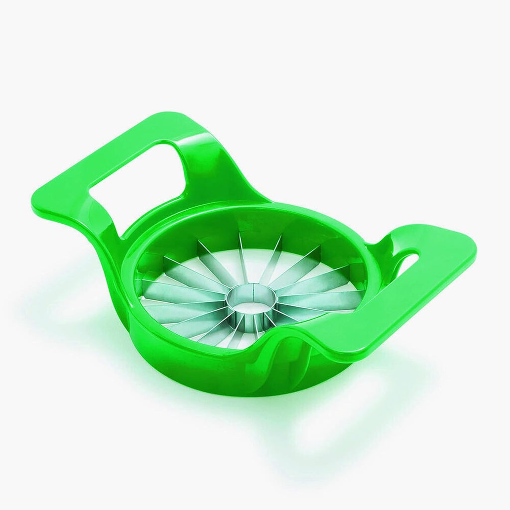 Apple Cutter | Manual Slicer with 8 Blades and Handle (Green) 2pcs