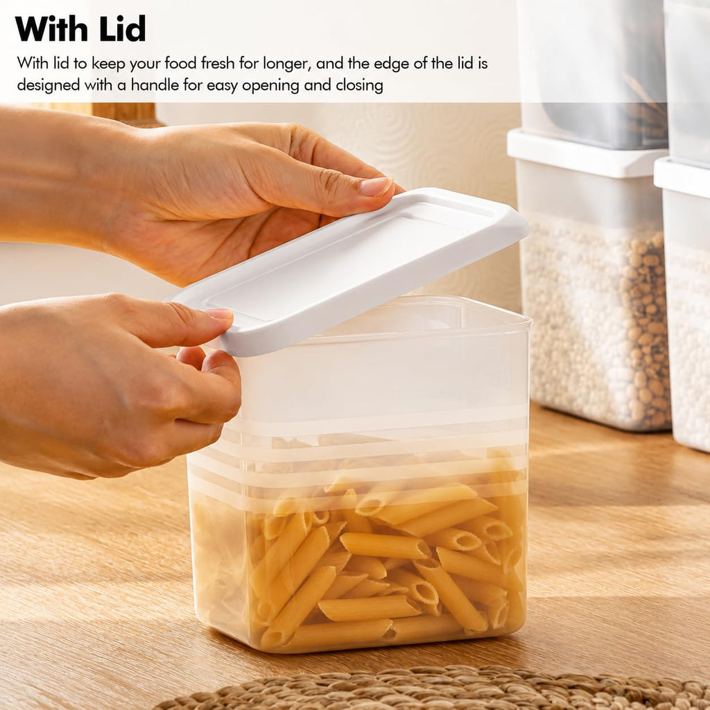 Fridge Storage Boxes (Pack of 6) Freezer & Refrigerator Organizer Containers Kitchen